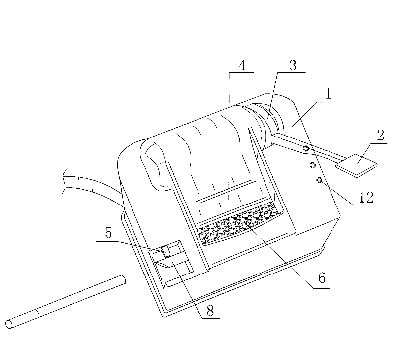 Portable cigarette manufacturing machine