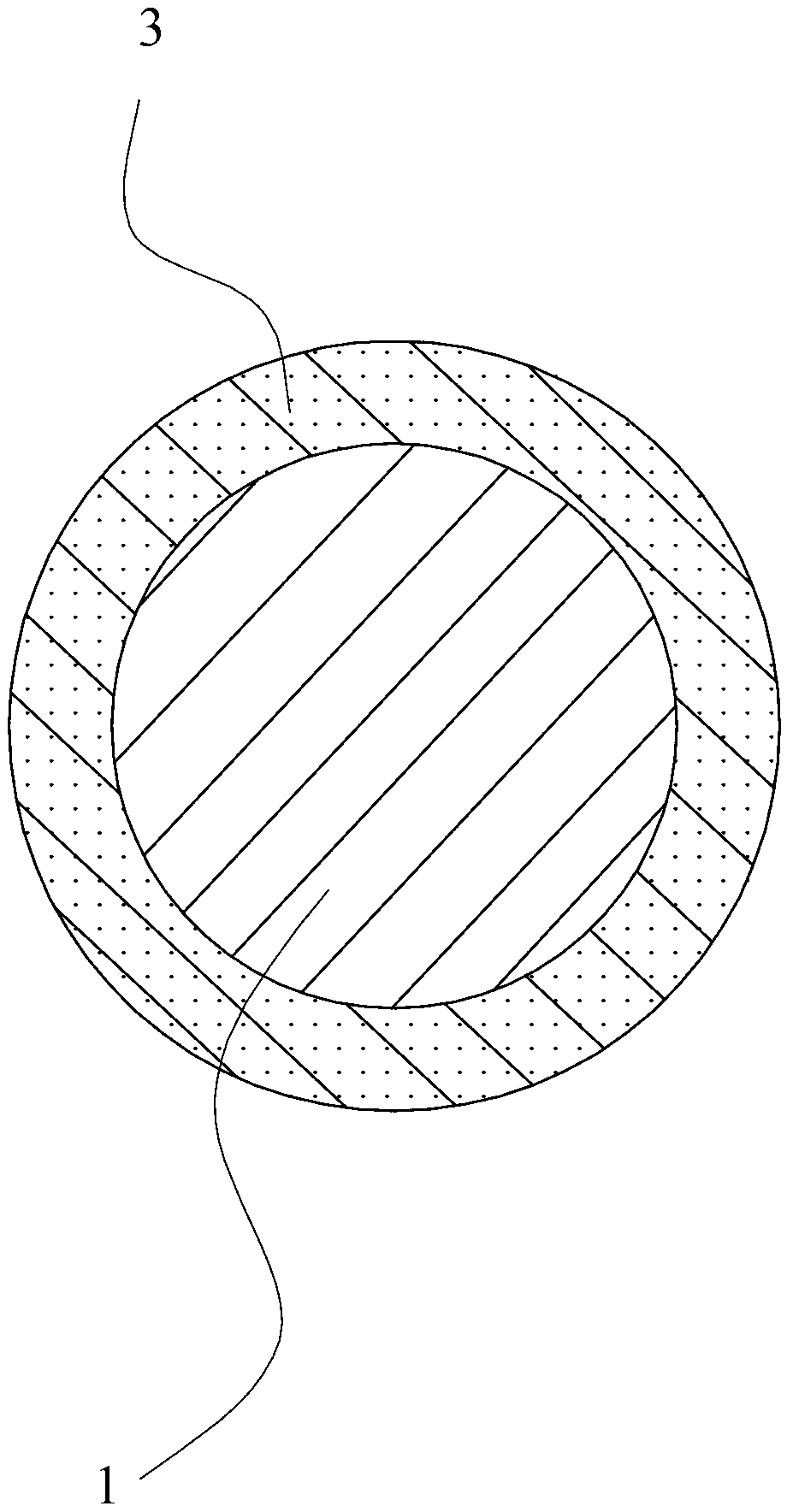 Efficient electrode wire for precision mould cutting and preparing method of efficient electrode wire
