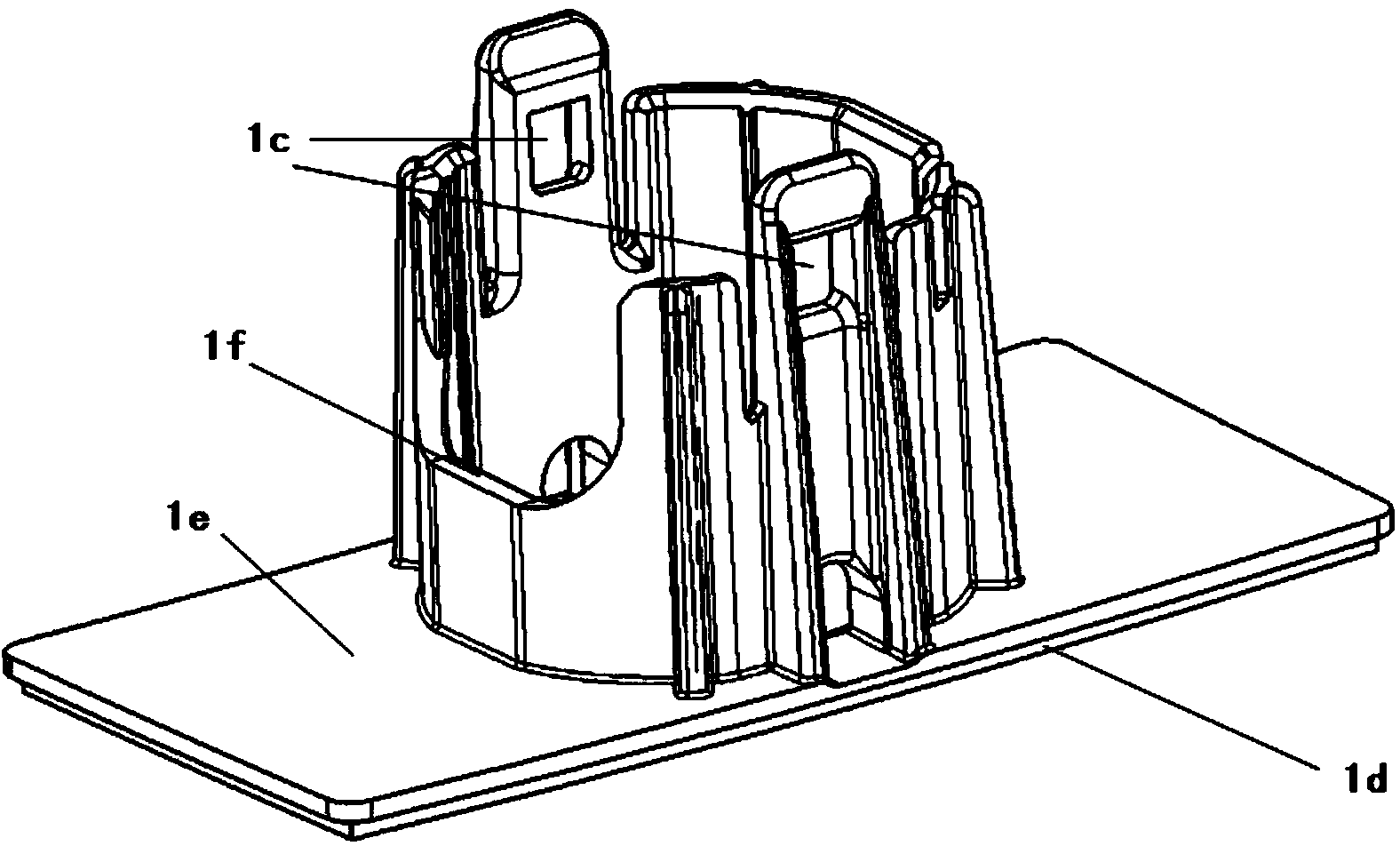 Installation support of automatic parking probe