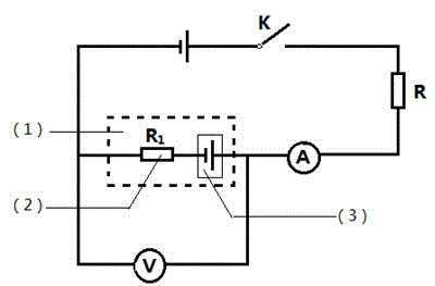 Method for measuring internal resistance of marine Ag/AgCl electric field sensor