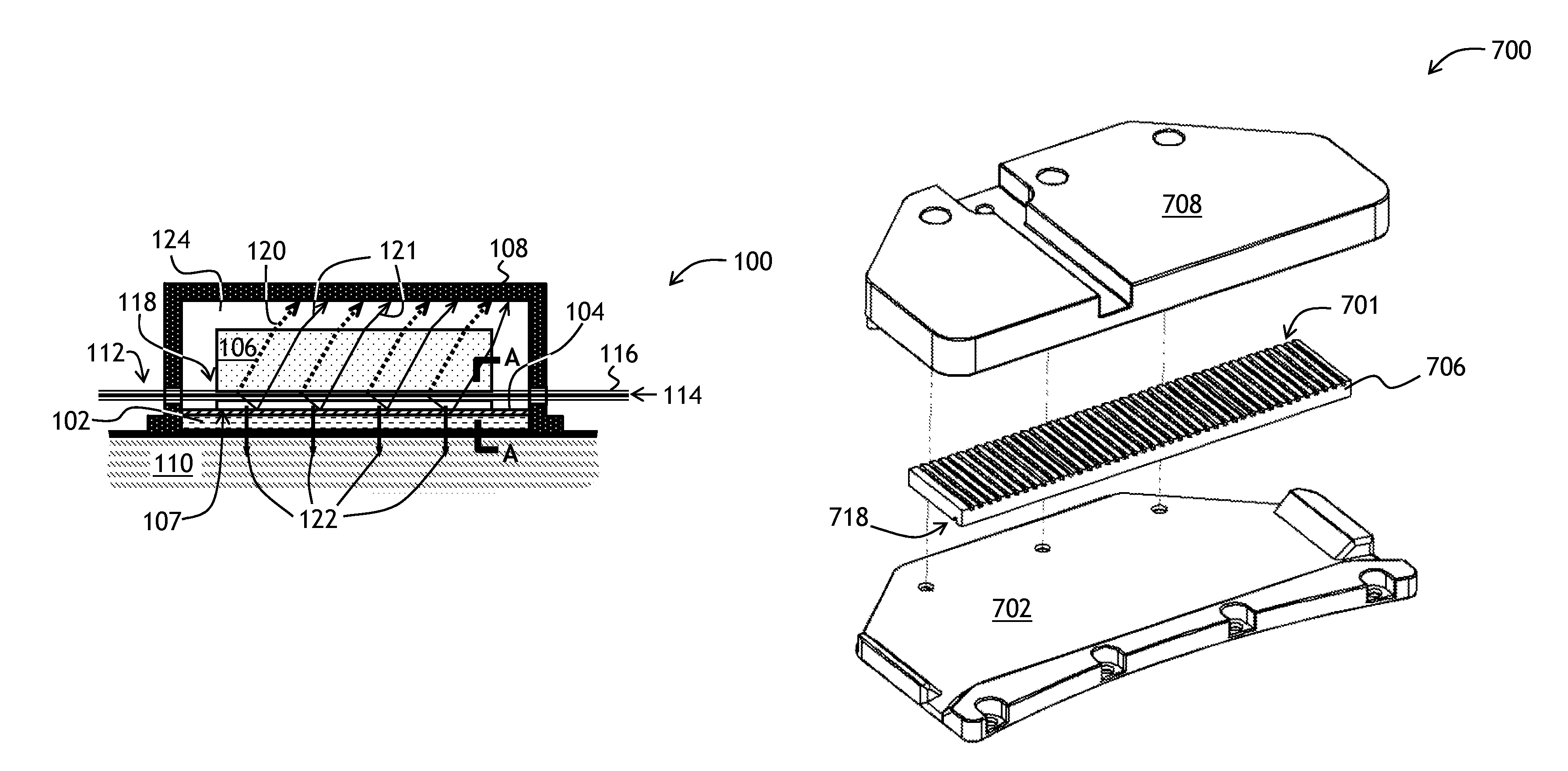 Scalable cladding mode stripper device