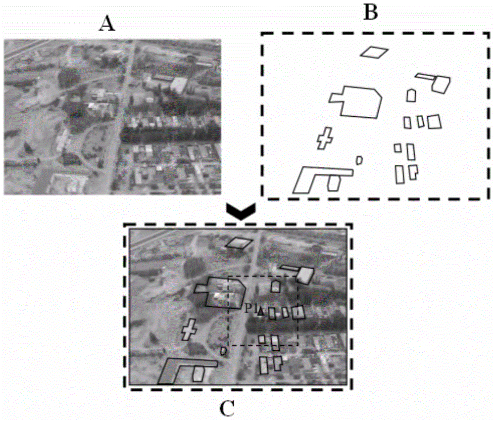 System and method for positioning ground targets of unmanned planes based on enhanced geographic information