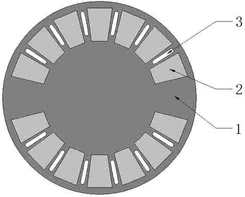 High-speed permanent magnet motor rotor structure