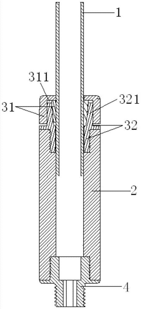 A telescopic sprinkler device for a large sprinkling irrigation machine