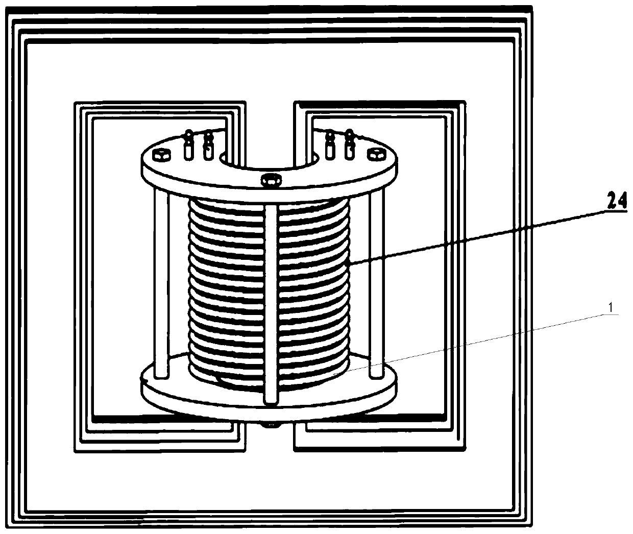 Low-voltage coil for superconducting transformer and superconducting transformer