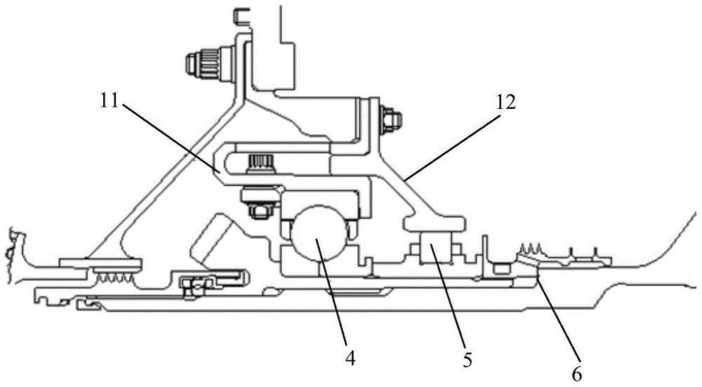 Integrated bearing supporting structure used for aviation engine