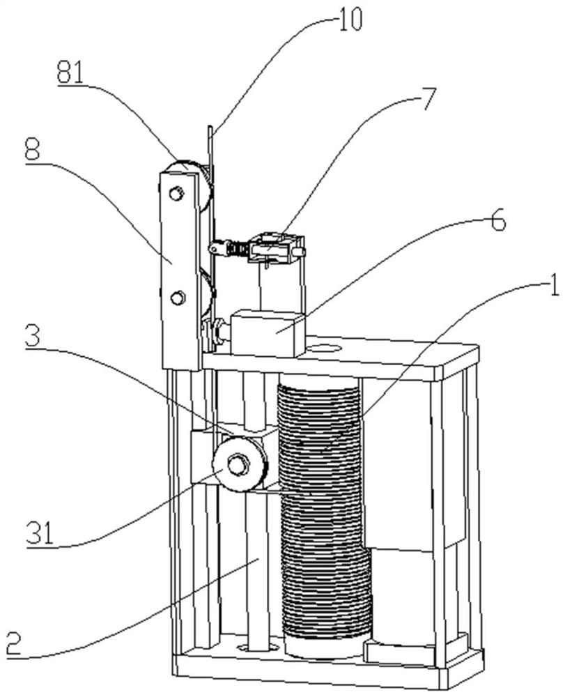 Steel wire reel and steel wire reel mechanism