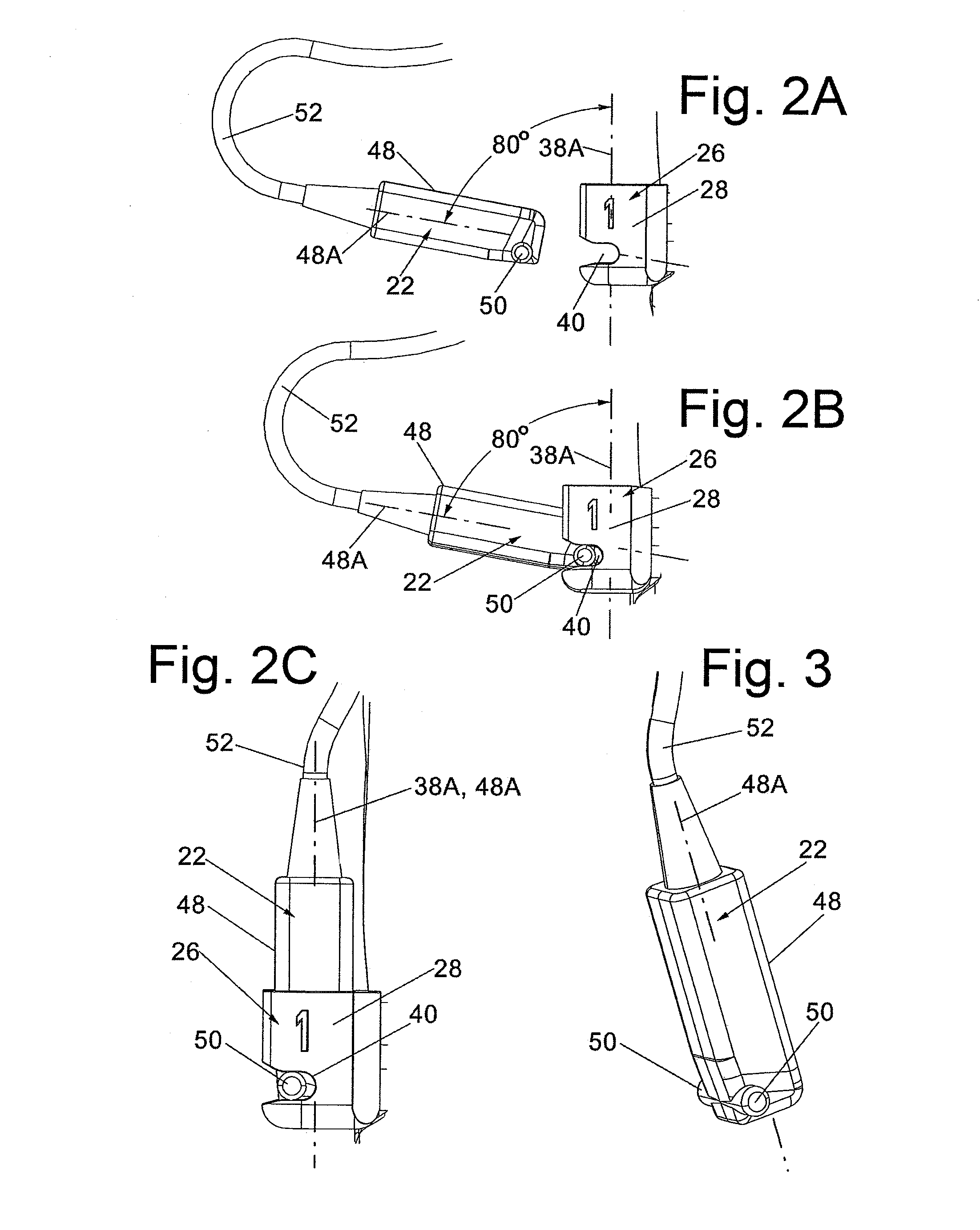 Bracket for mounting at least one position detecting sensor on an ultrasonic probe