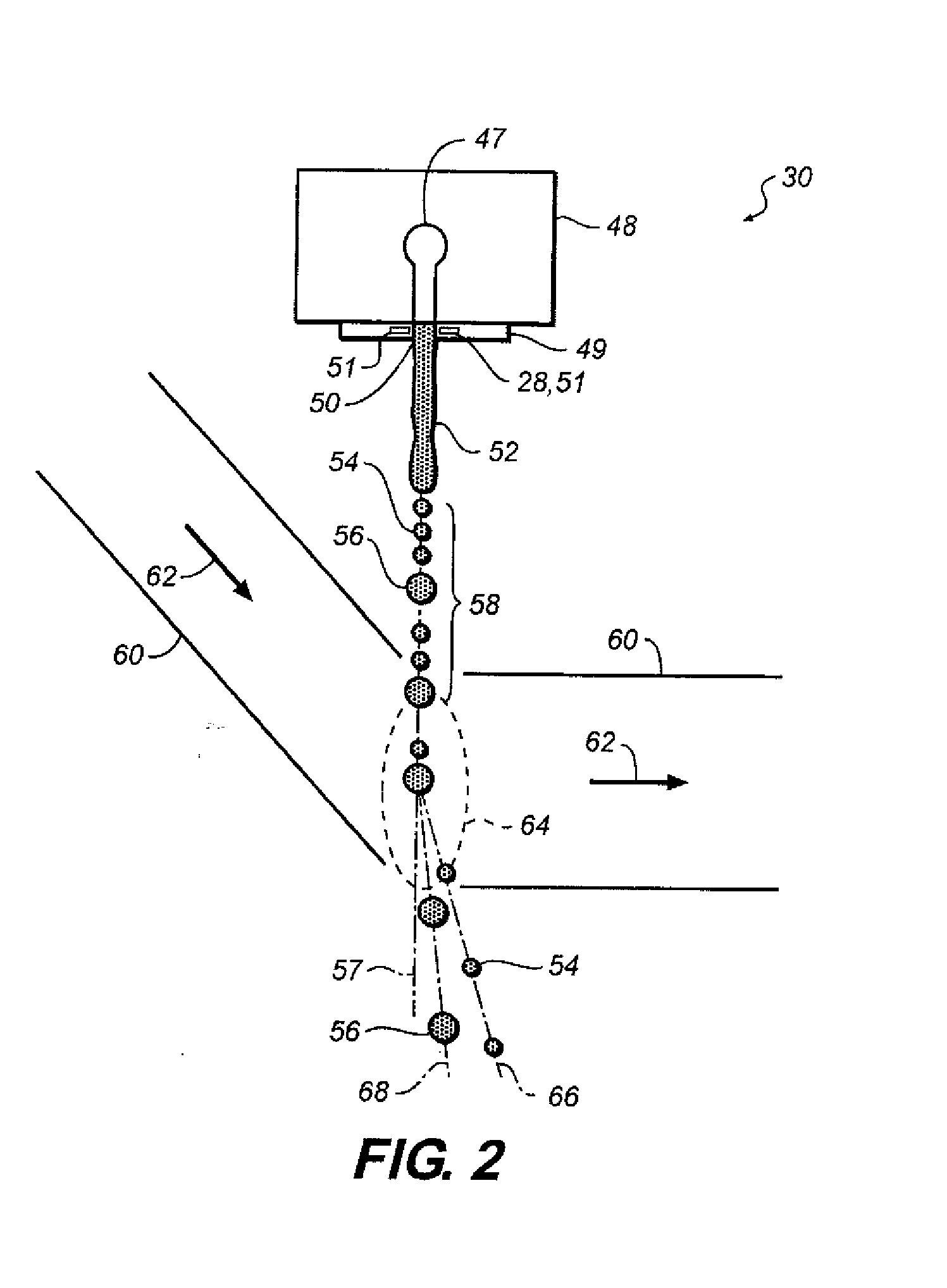 Continuous inkjet printing method