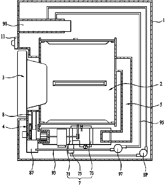 Clothes processing device