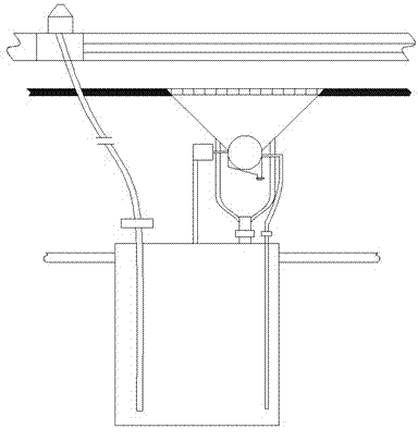 Municipal bridge guardrail cleaning device adopting pneumatic lifting and use method thereof