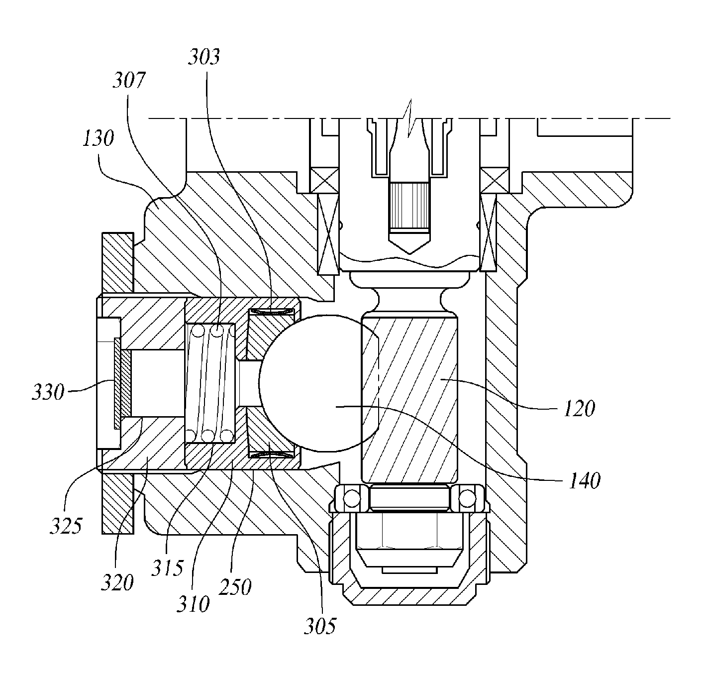Rack bar supporting device of vehicle steering apparatus