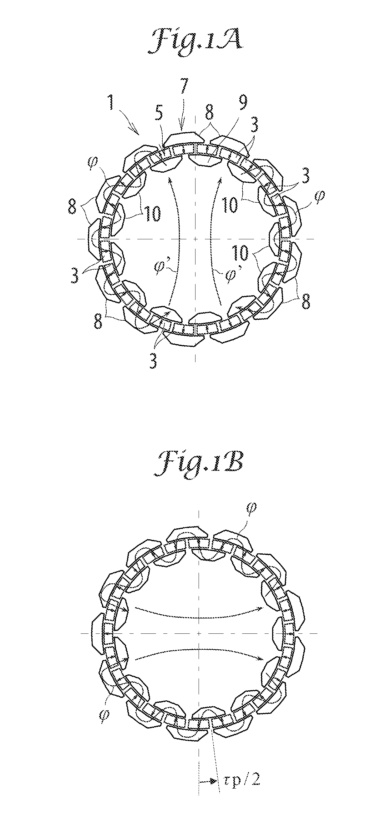 Moving magnetic field generating apparatus
