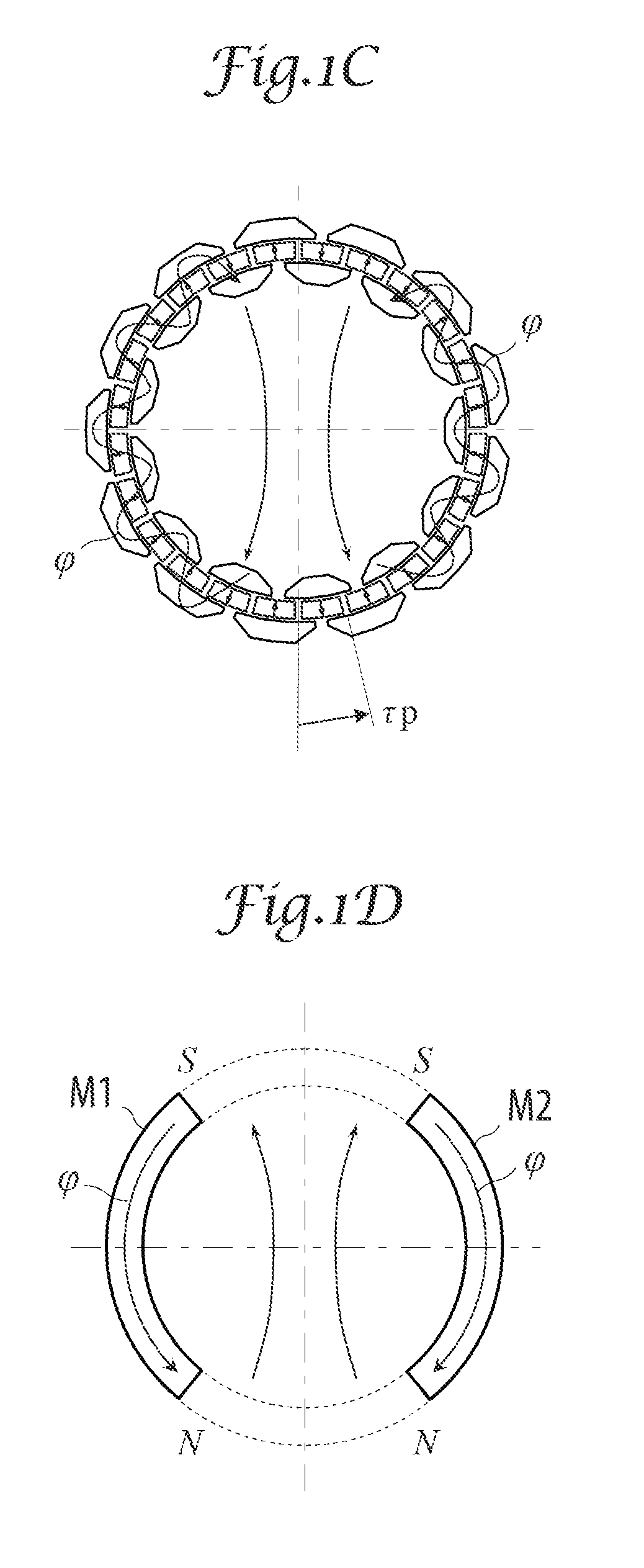 Moving magnetic field generating apparatus