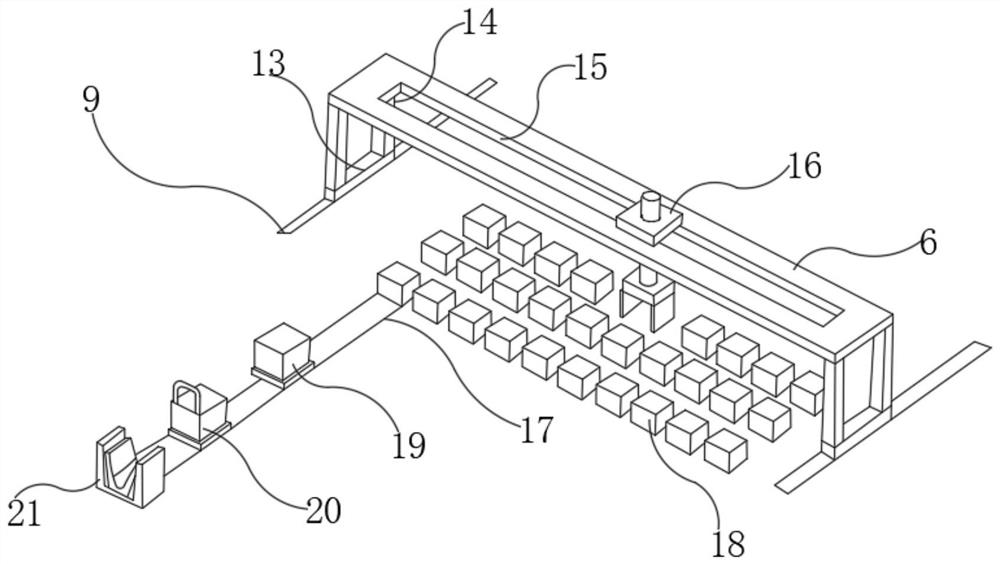 Low-cost high-environment-friendly intelligent copper plate feeding system