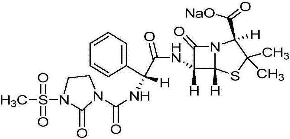 Preparation technology of mezlocillin sodium