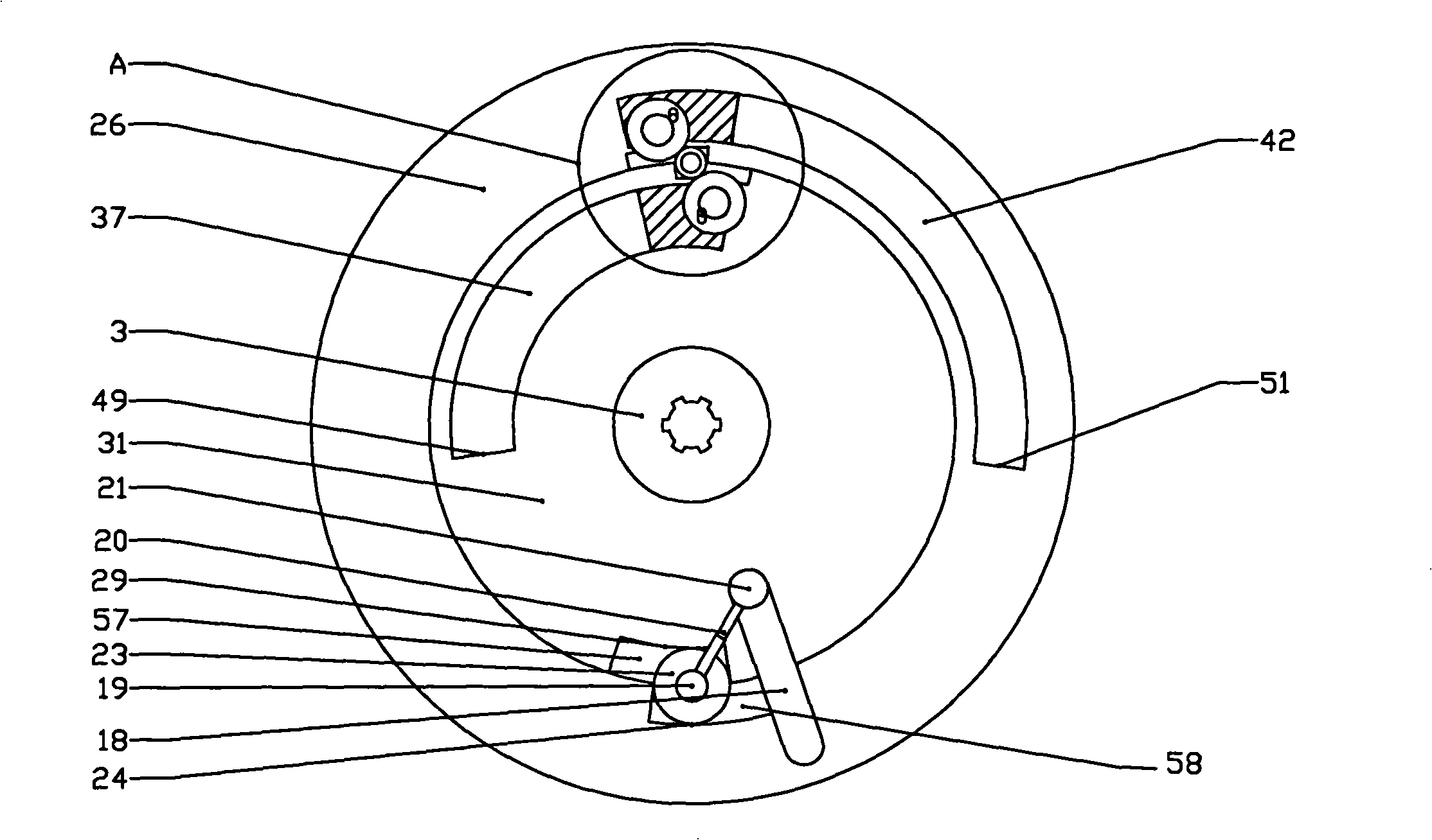 Valve actuating mechanism for internal-combustion engine capable of automatic phase conversion