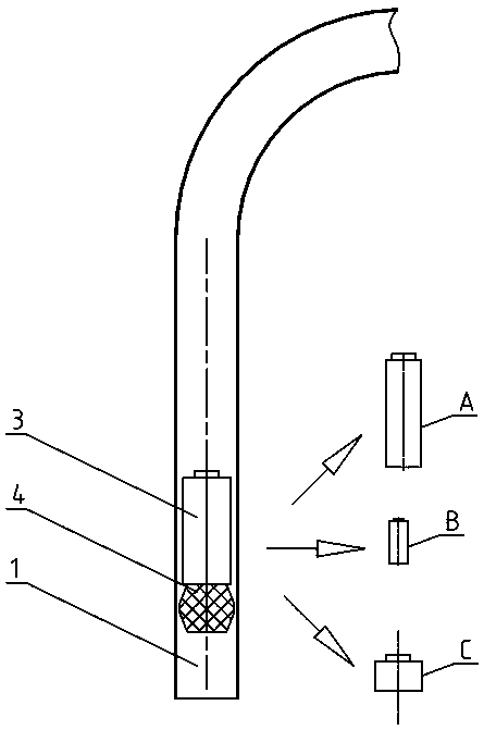 A material pneumatic conveying system driven by a single piston sheath