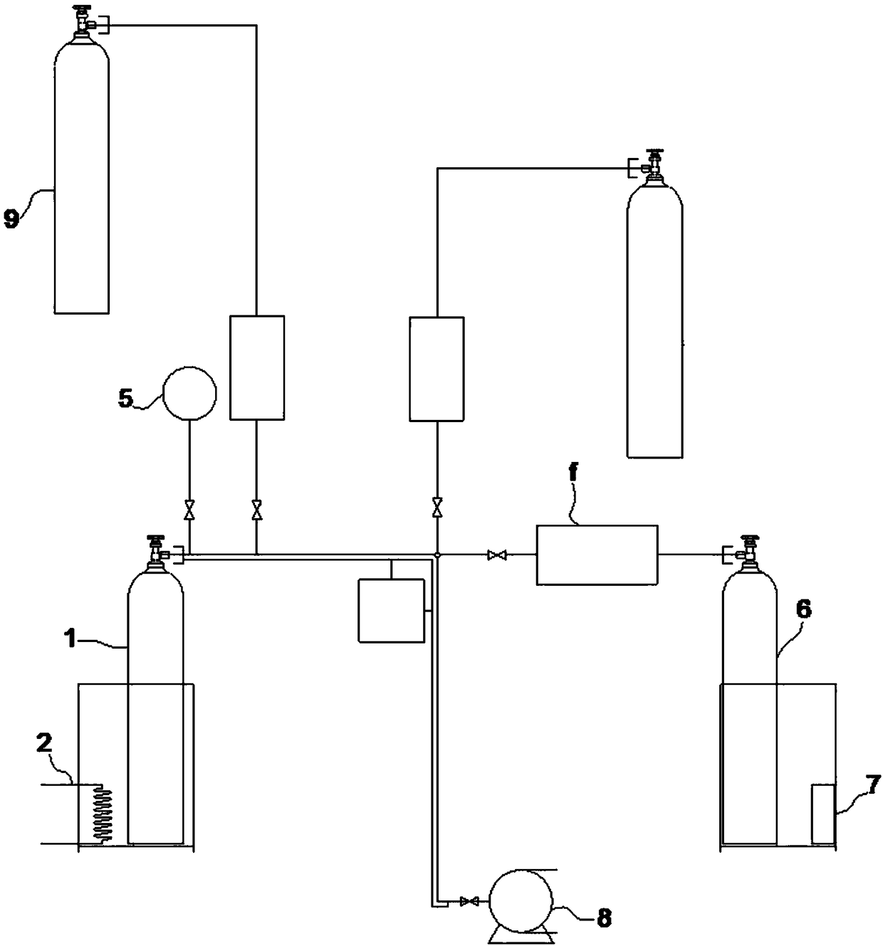 Passivation treatment process for cylinders of electronic grade arsine, phosphine and their mixture gases