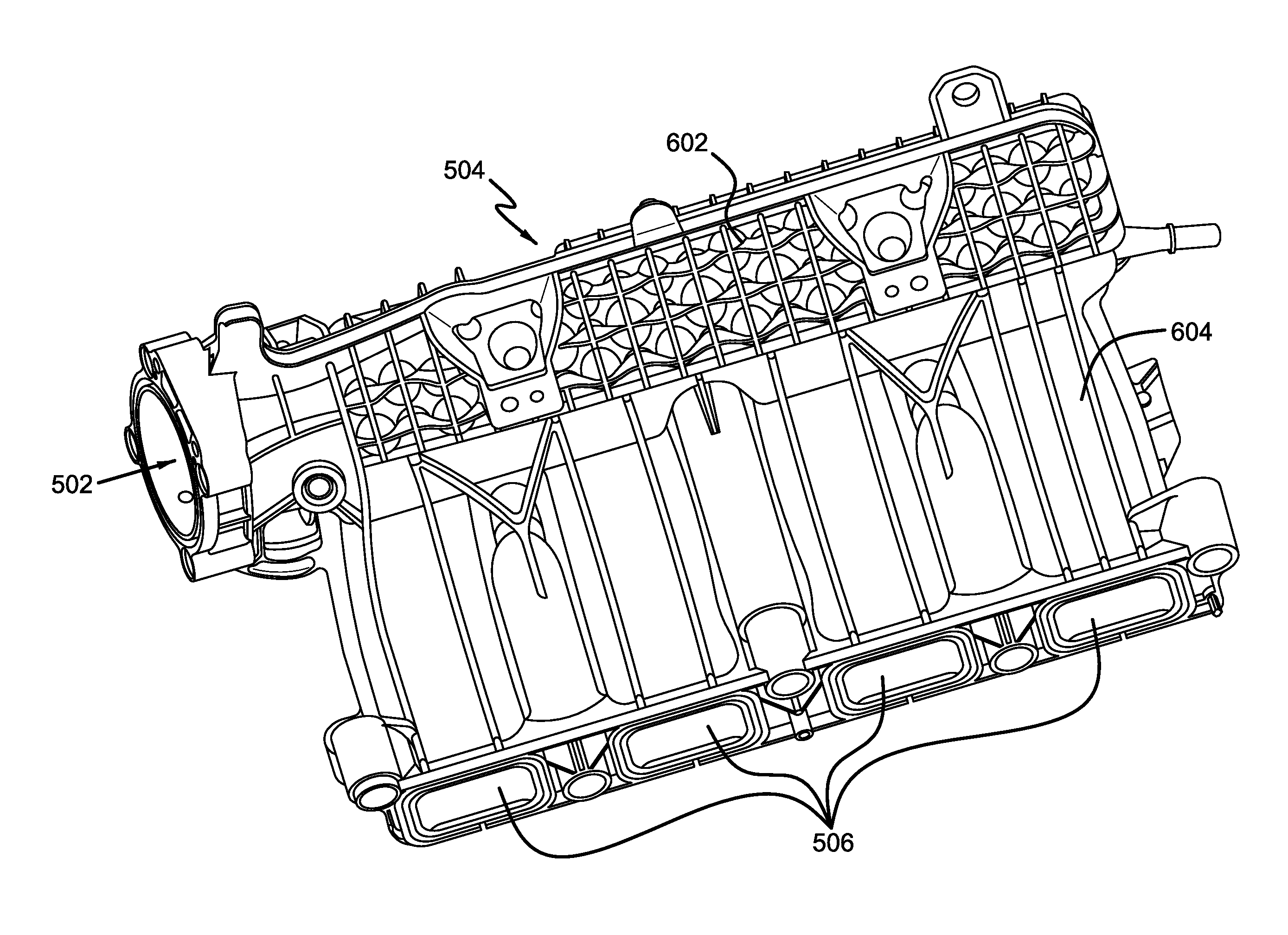 Structure to reduce noise and vibration in an engine system