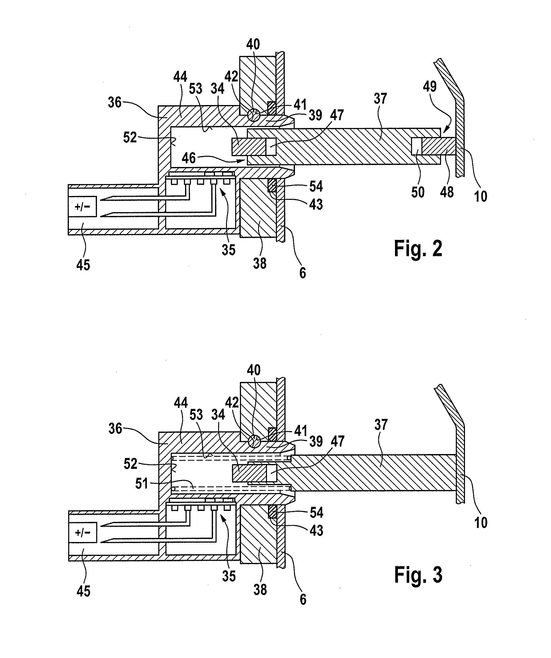 Device for monitoring the position and movement of a brake pedal