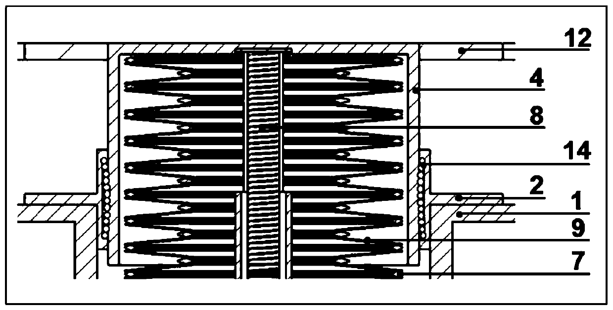 Bearing type motion decoupling vertical vibration isolation device