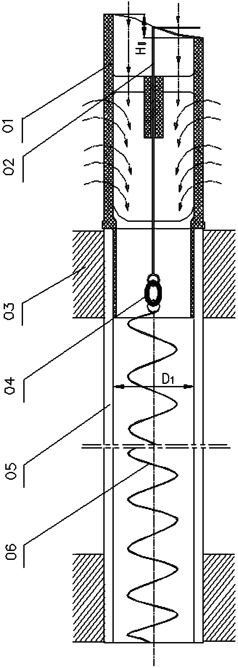 Automatic cleaning screw for track end face bearing