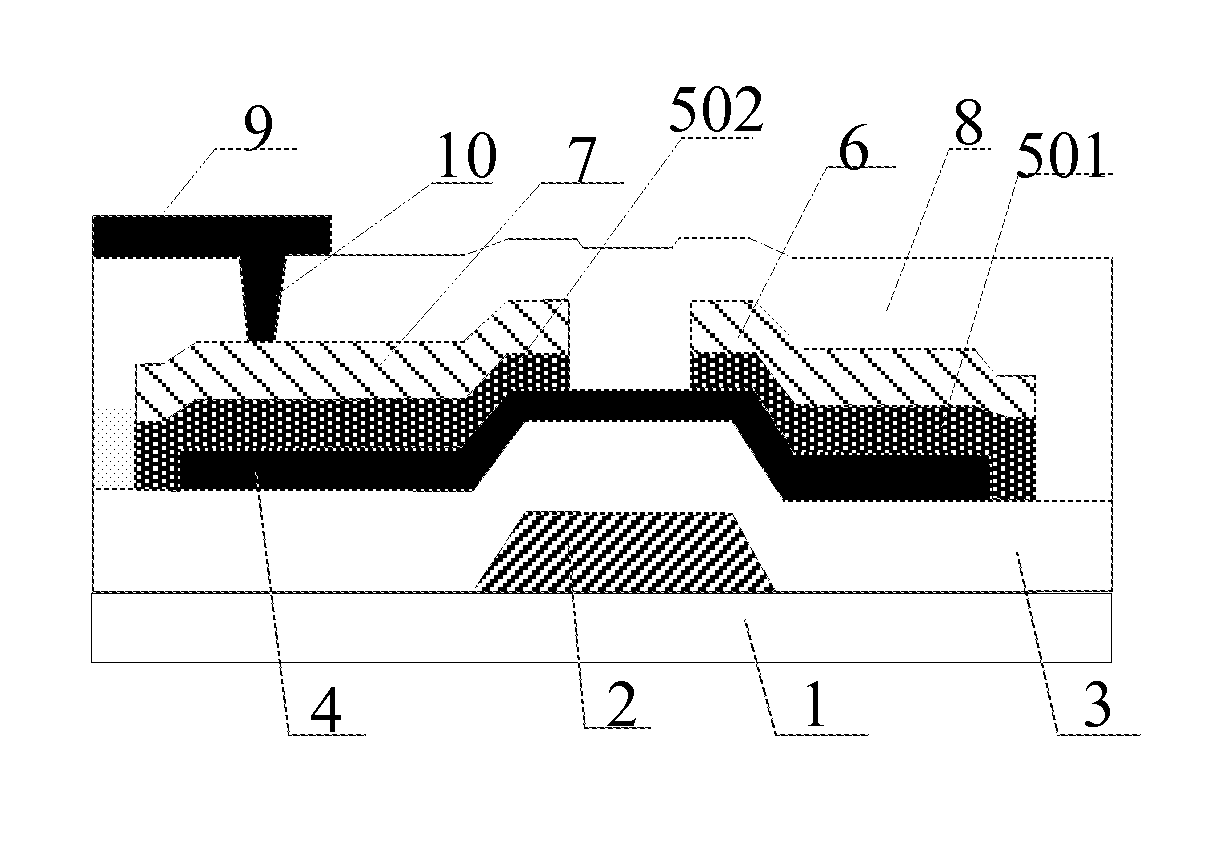 Thin film transistor and fabrication method thereof, array substrate, and display device