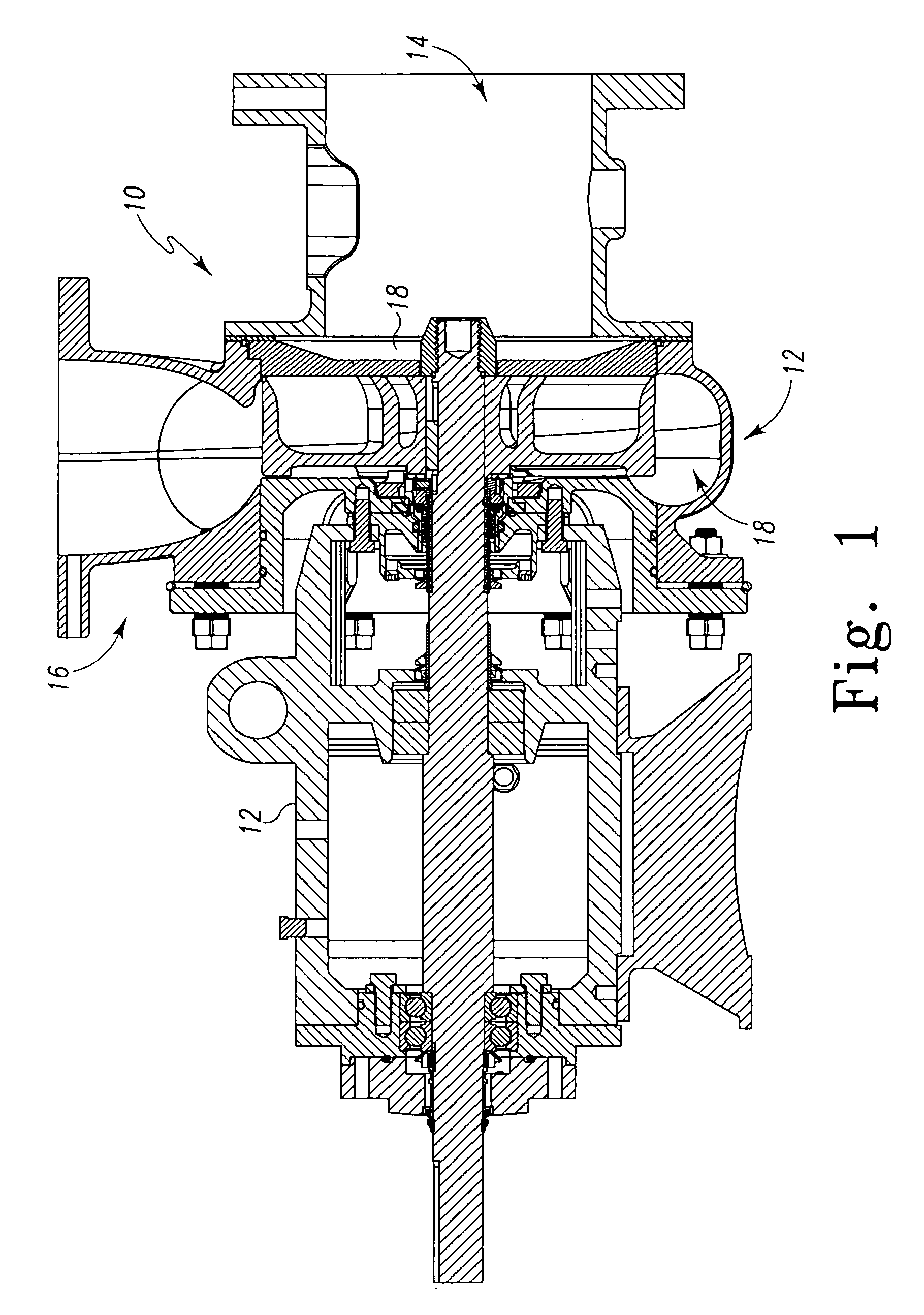 Centrifugal chopper pump with impeller assembly