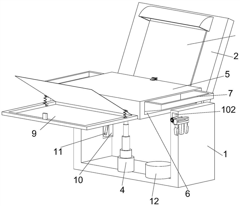 Auxiliary indicating device for surveying and mapping engineering