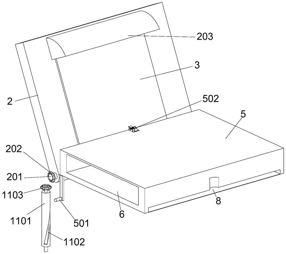 Auxiliary indicating device for surveying and mapping engineering