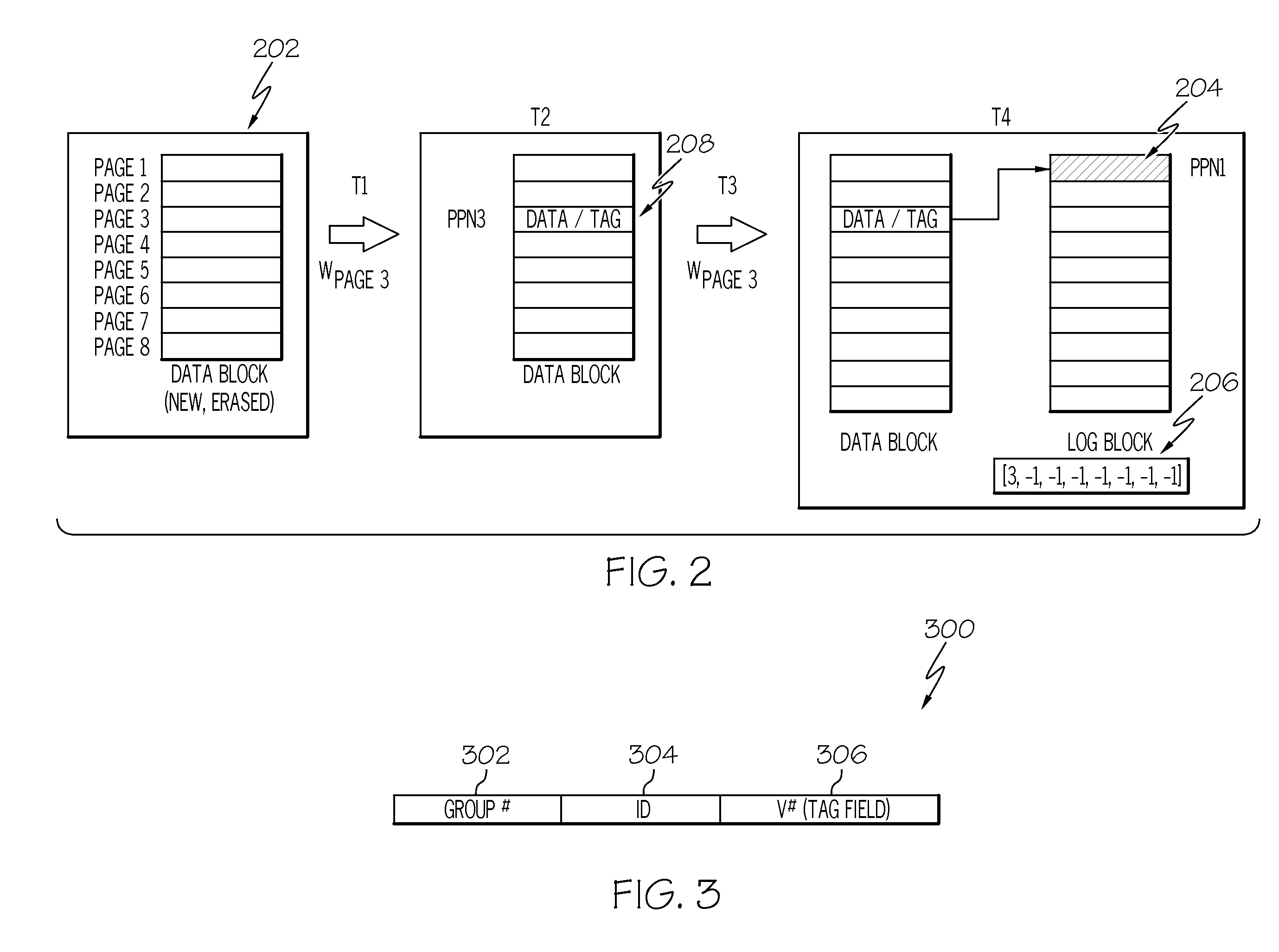 File system for maintaining data versions in solid state memory