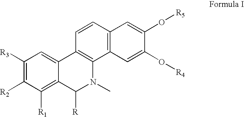 Pseudobase benzo[c]phenantridines with improved efficacy, stability and safety