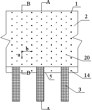 Anchor rod sheet pile combined structure and method for reinforcing high filling body on one side of slope