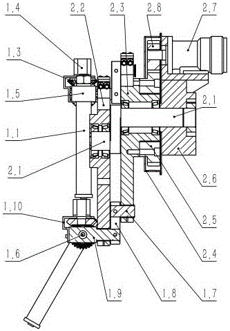 Novel long-legged adjustable double-shank multi-foot wheel