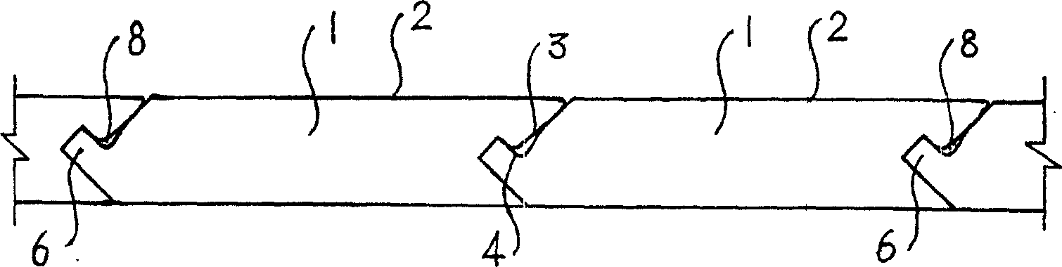 Assembling type shaped material and use thereof