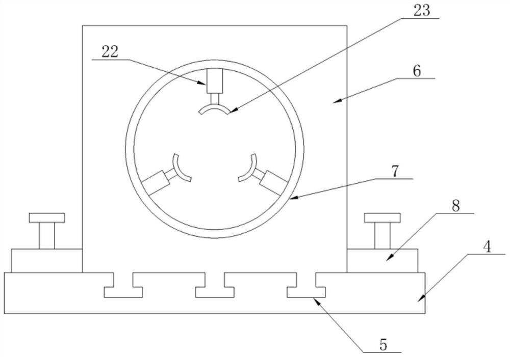 Motor output shaft grinding device