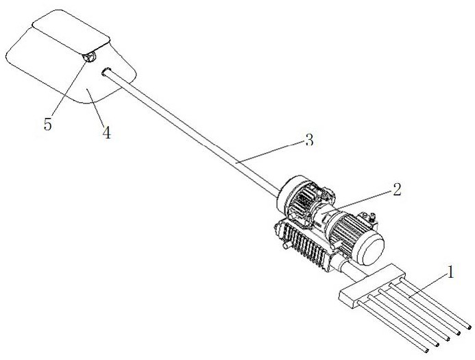 Underwater caisson oil leakage detection device