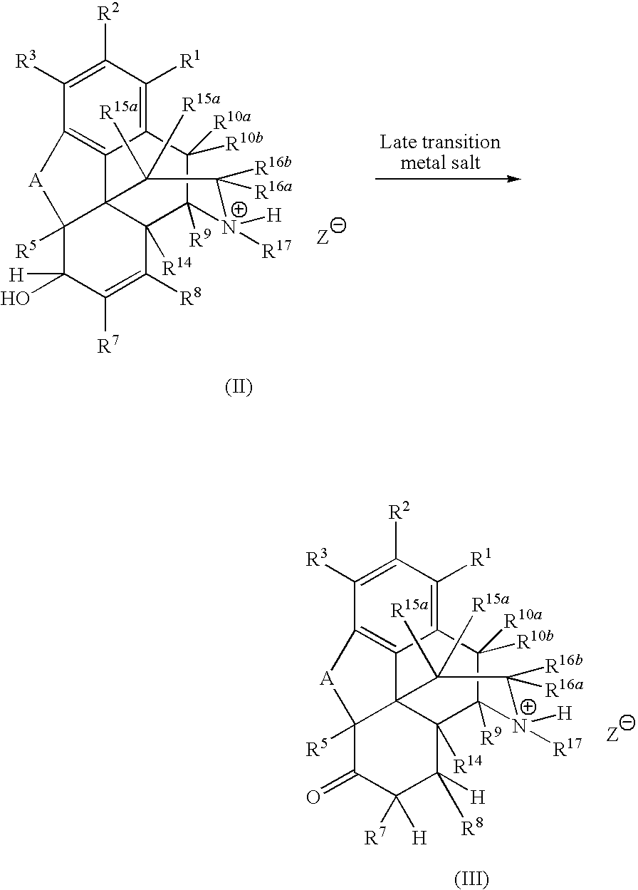 Preparation of Saturated Ketone Morphinan Compounds