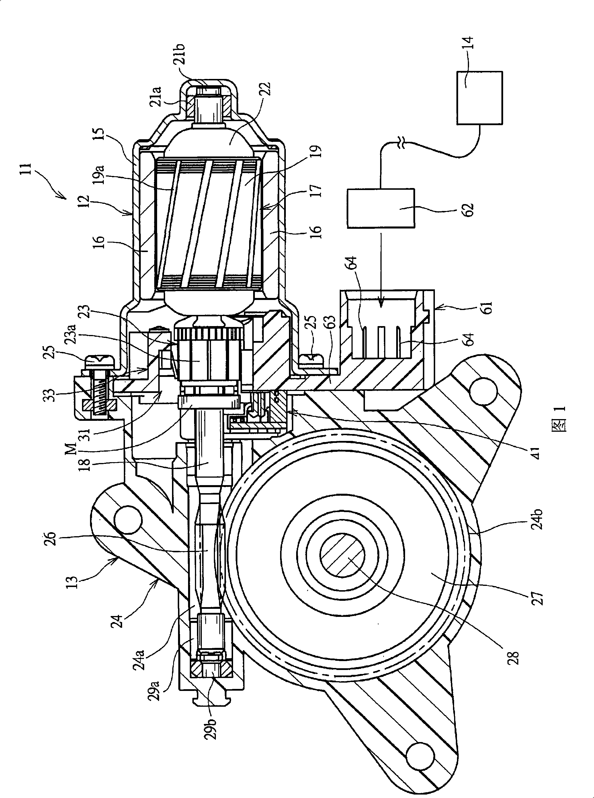 Motor and its manufacturing process