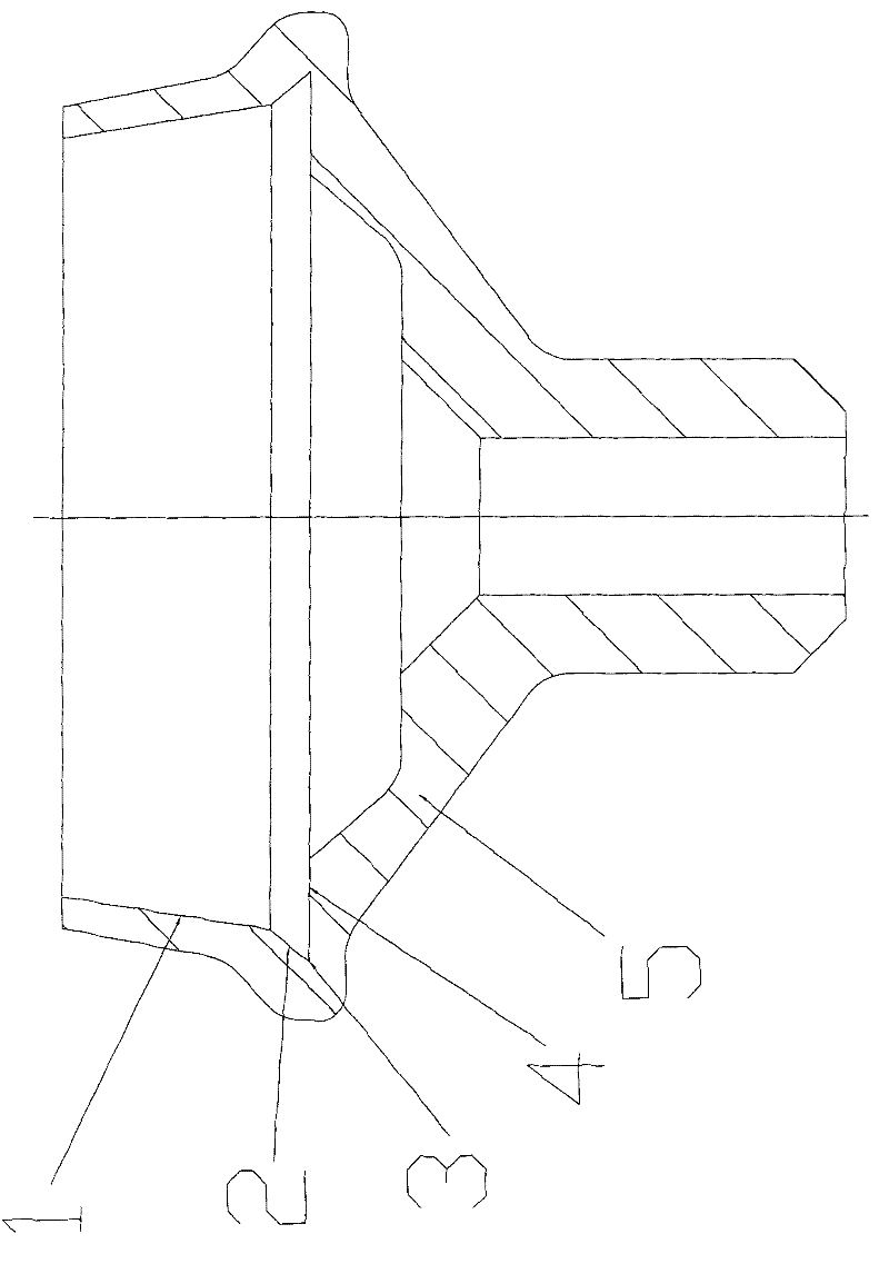 Process for surface treatment of internal wall of open-end spinning frame rotor