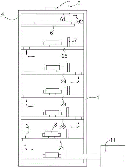 Cluster-type transformer with blower