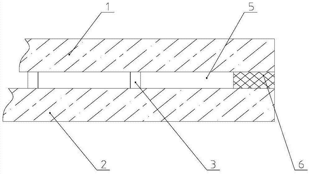 Vacuum glass sealing structure, semi-finished product and sealing method thereof