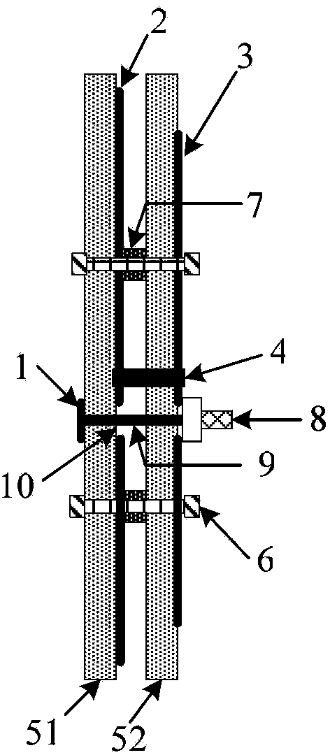 Compact type plane dual-band omnidirectional circularly polarized antenna