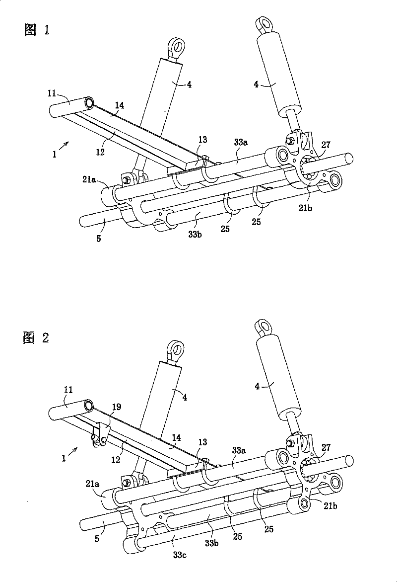 Backshaft connecting device of tricycle or quadricycle