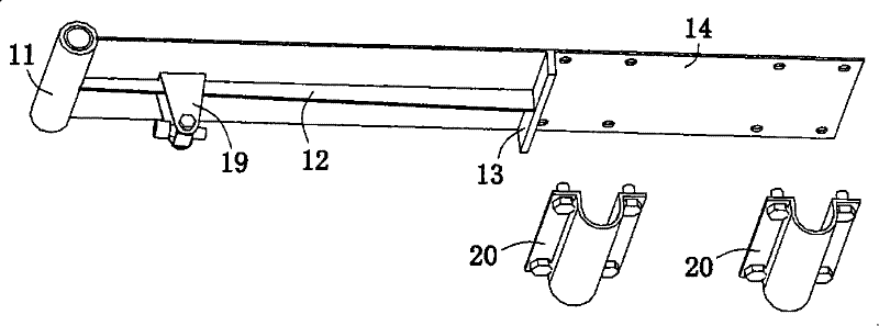 Backshaft connecting device of tricycle or quadricycle