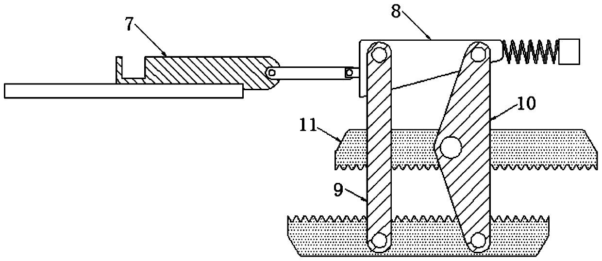Pipe cutting equipment capable of realizing automatic fixing and equal-interval material pushing