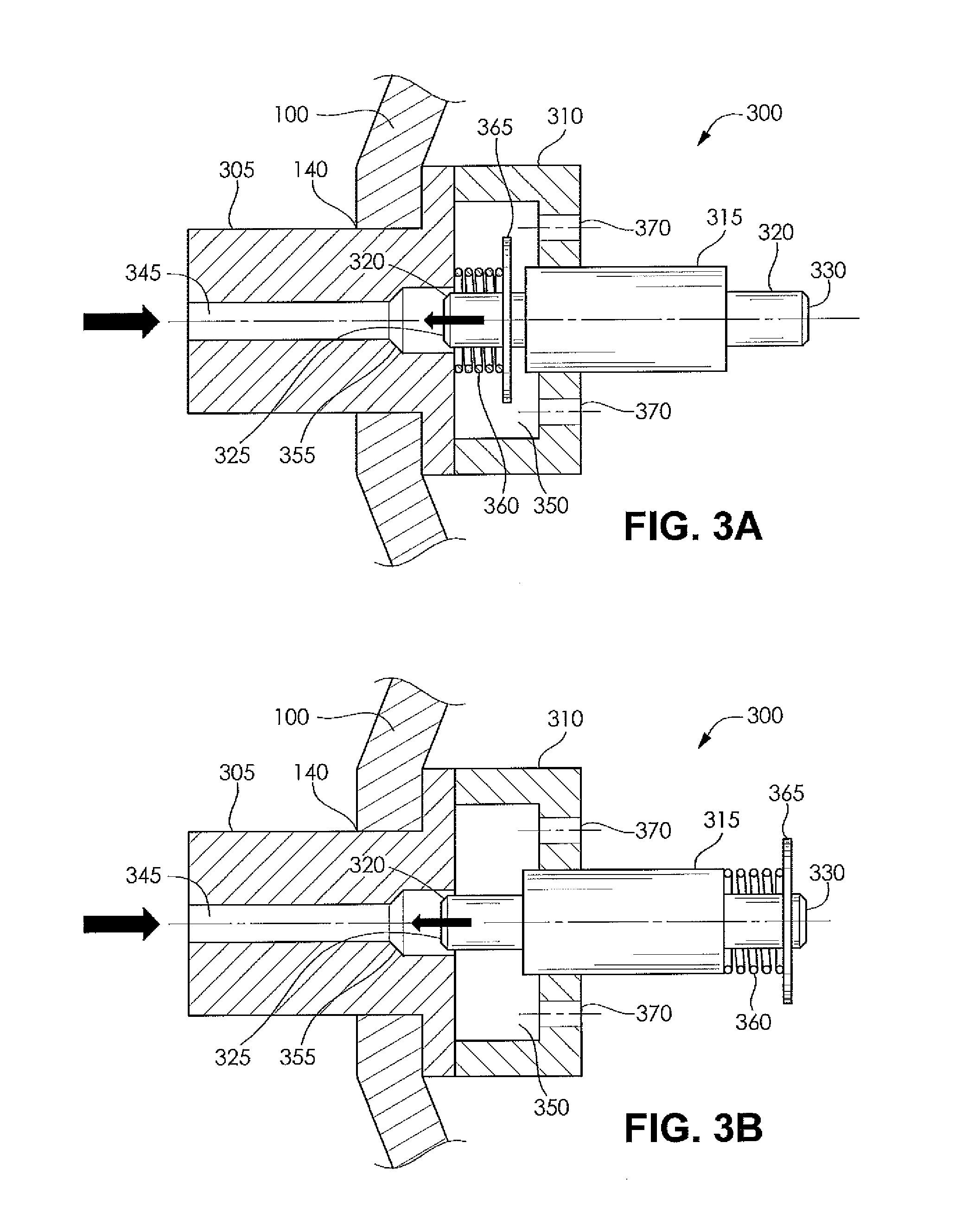 Passive closing device for thermal self-protection of high pressure gas vessels