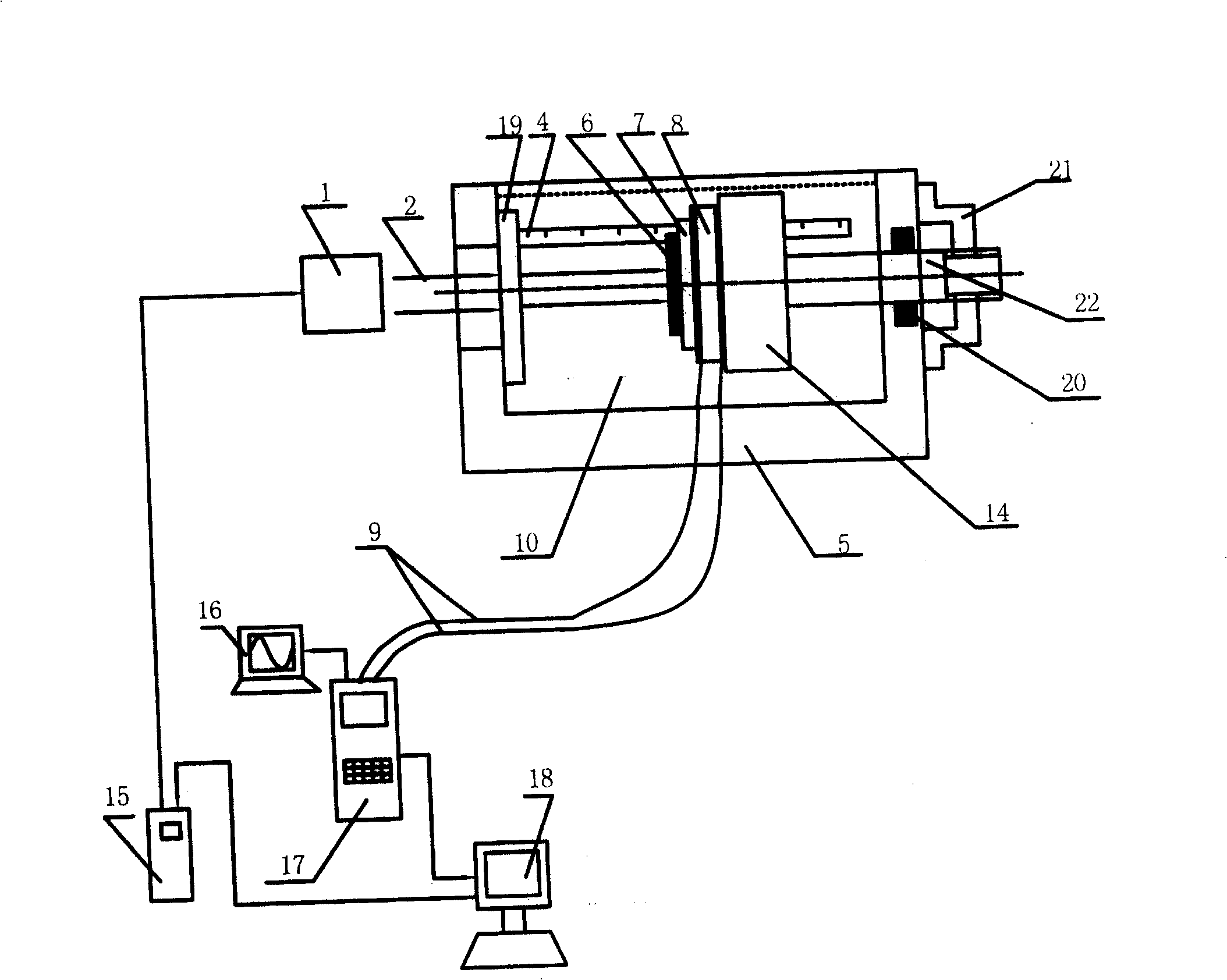 Method and device for measuring related parameter of underwater laser shock formation