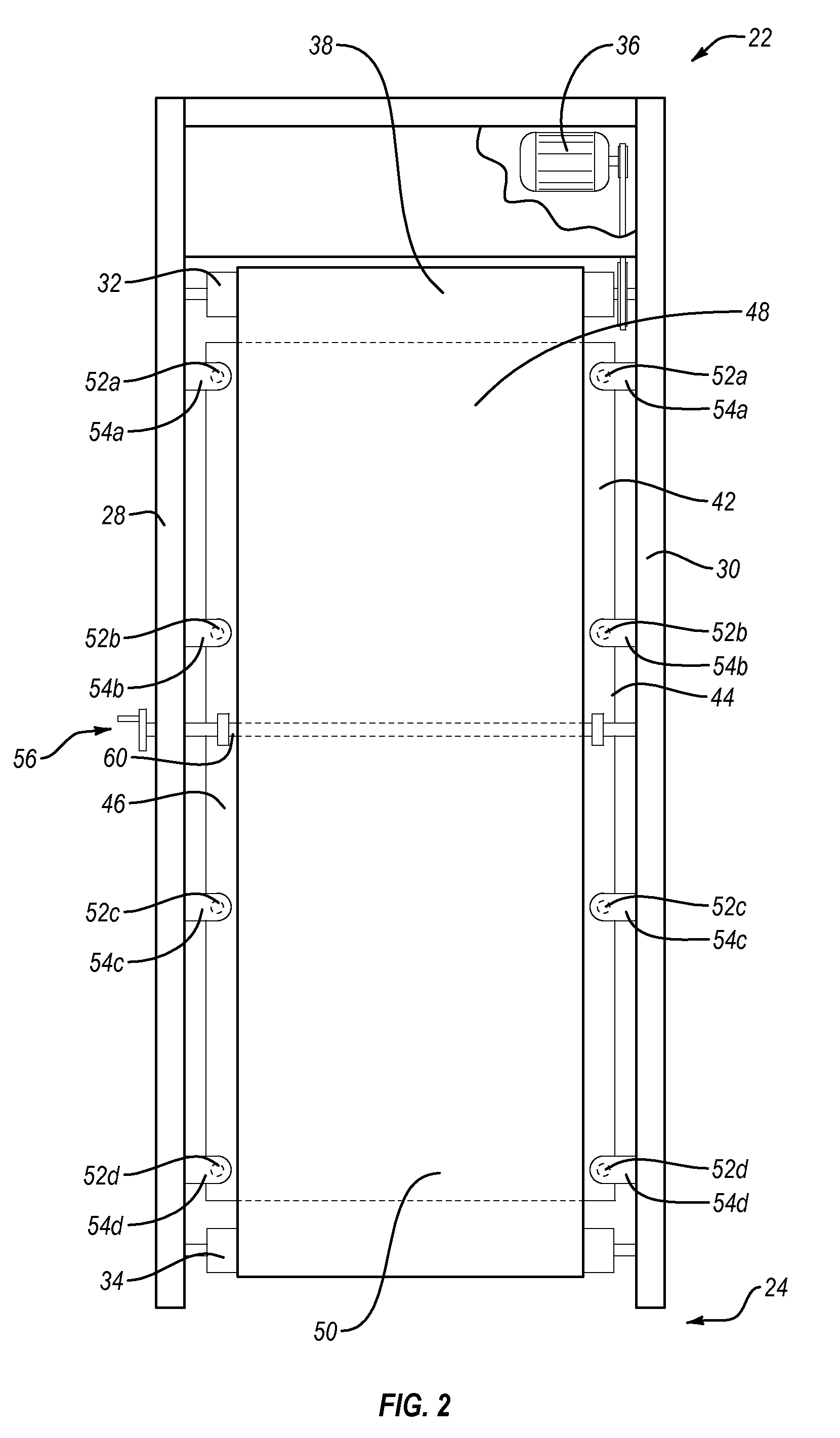 Treadmill with selectively engageable deck stiffening mechanism